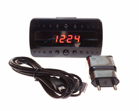 Budzik zegarek szpiegowski kamera Fredi FullHD WiFi IR LED detekcja ruchu 1080p widok z przodu Budzik zegarek szpiegowski kamera Fredi FullHD WiFi IR LED detekcja ruchu 1080p widok z przodu