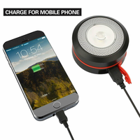 Składana kempingowa latarka lampka solar LED namiot  power bank Forfar widok z telefonem Składana kempingowa latarka lampka solar LED namiot  power bank Forfar widok z telefonem