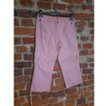 Bawełniane spodnie damskie 3/4 wiązane na wstążkę Rainbow Collection widok z tyłu