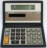 Elektroniczny kalkulator Solar słoneczny Vintage CASIO SL-100W