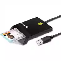 Inteligentny czytnik kart USB Rocketek RT-SCR1 widok z przodu