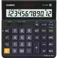 Kalkulator stołowy Casio DH-12TER widok z przodu