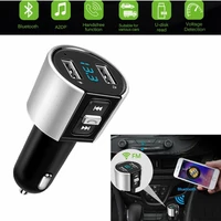 Transmiter samochodowy FM MP3 2-porty USB Bluetooth