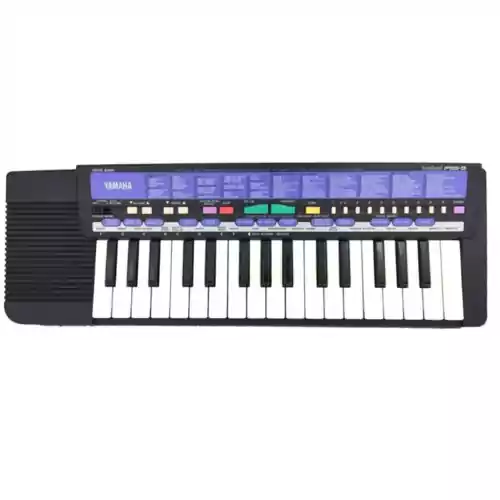 Keyboard z syntezatorem brzmień Yamaha PortaSound PSS-9 widok z przodu